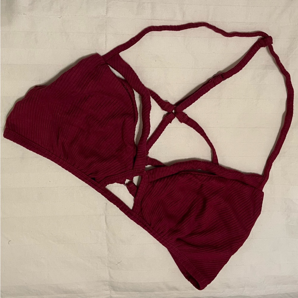 RVCA Maroon Bandeau